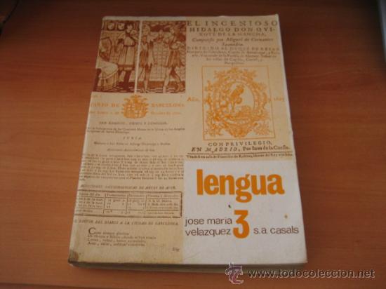 Libros de segunda mano: LENGUA 3 ADAPTADA AL PLAN DE ESTUDIOS DE BACHILLERATO ELEMENTAL 1&ordf; EDI.1969 - Foto 1