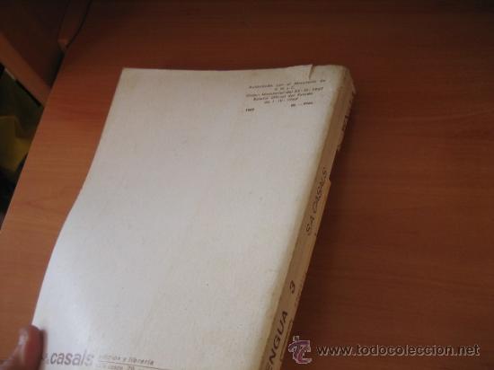 Libros de segunda mano: LENGUA 3 ADAPTADA AL PLAN DE ESTUDIOS DE BACHILLERATO ELEMENTAL 1&ordf; EDI.1969 - Foto 4