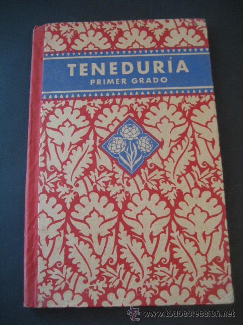 Libros de segunda mano: LIBRO ESCOLAR. TENEDURIA 1&ordm;. LUIS VIVES 1939 - Foto 1