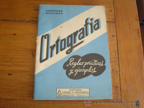 Libri di seconda mano: Antigua cartilla de escuela , ORTOGRAFIA.