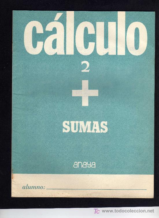 Libros de segunda mano: CALCULO - N&ordm; 2 - EDICIONES ANAYA - 1981. - Foto 1