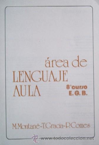 Libros de segunda mano: IMAGEN - LIBRO DE LENGUA - 8&ordm; CURSO DE EGB - LIBRO ESCOLAR - Foto 3