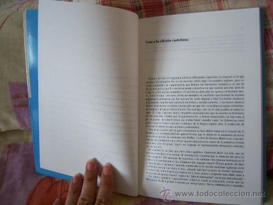 Libros de segunda mano: EMMON BACH Lecciones b&aacute;sicas de sem&aacute;ntica formal - Foto 5