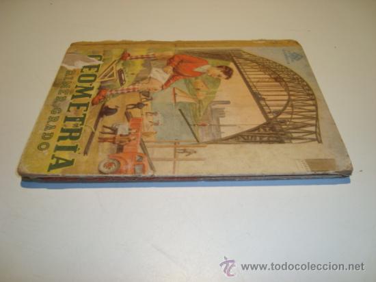 Libros de segunda mano: GEOMETR&Iacute;A - PRIMER GRADO - EDELVIVES - (1950) - Foto 3