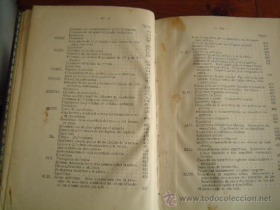 Libros de segunda mano: Libro antiguo de Geometria. - Foto 3