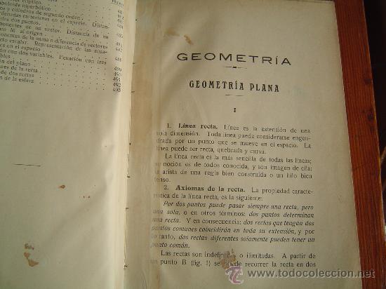 Libros de segunda mano: Libro antiguo de Geometria. - Foto 4