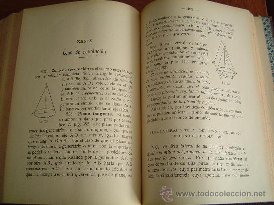 Libros de segunda mano: Libro antiguo de Geometria. - Foto 6