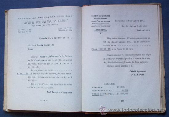 Libros de segunda mano: CORRESPONDENCIA MERCANTIL - A&Ntilde;O 1947 - LIBRO ESCOLAR - Foto 6