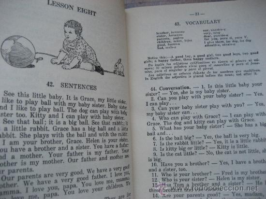 Libros de segunda mano: Metodo de Ingles. Primer Grado. Editorial Luis Vives. 1958 - Foto 2