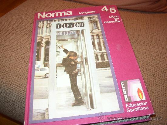 Libros de segunda mano: Norma 4/5 Lenguaje EGB Santillana - Foto 1