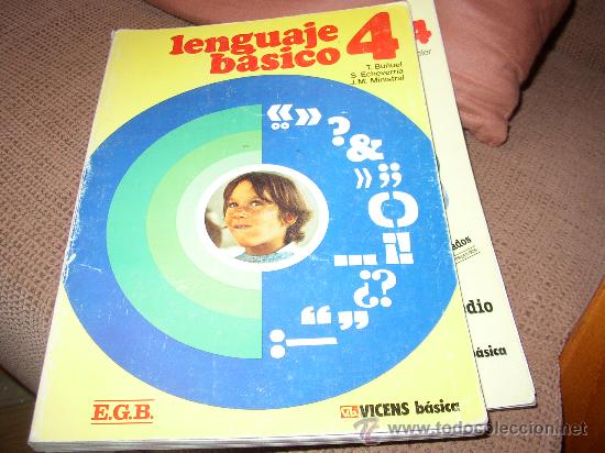 Libros de segunda mano: Lenguaje b&aacute;sico 4 EGB Vicens b&aacute;sica - Foto 1