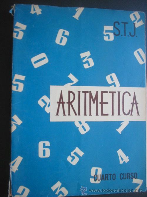 Libros de segunda mano: ARITM&Eacute;TICA . S.T.J. 1961 - Foto 1