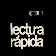 Libros de segunda mano: METODO DE LECTURA RÁPIDA. LUR CENTRO DE ESTUDIO DE LECTURA RÁPIDA. 1967. Lote 24753983