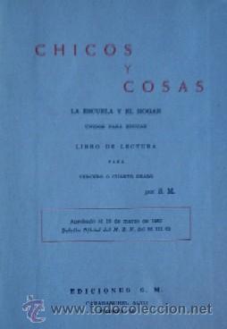 Libros de segunda mano: CHICOS Y COSAS - LIBRO ESCOLAR - Foto 3