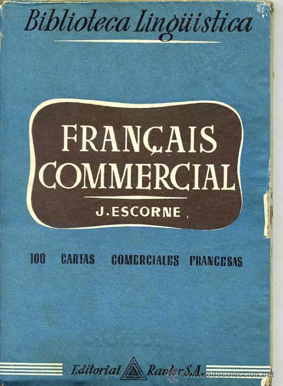Libros de segunda mano: FRAN&Ccedil;AIS COMMERCIAL -LIBRO ESCOLAR DE 1960