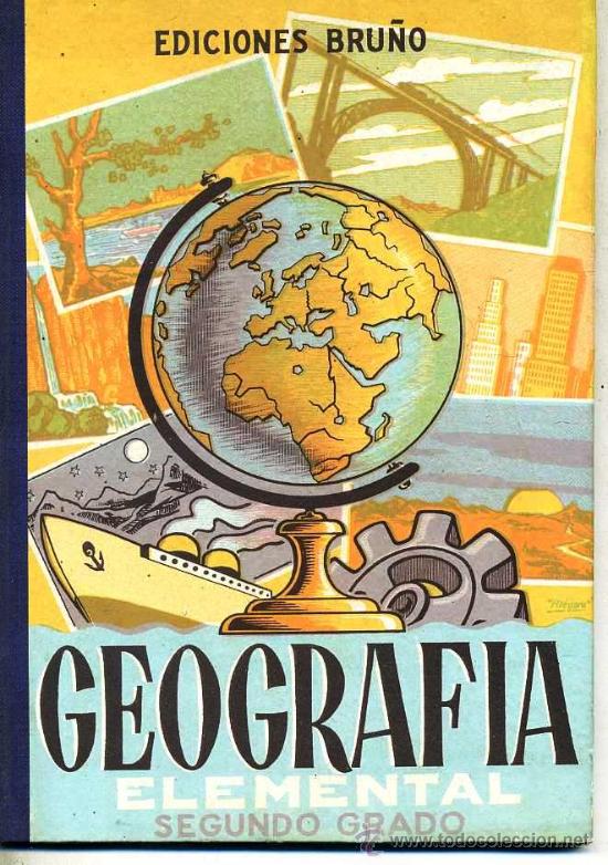 Libros de segunda mano: GEOGRAF&Iacute;A ELEMENTAL SEGUNDO GRADO BRU&Ntilde;O - LIBRO ESCOLAR DE 1961 - Foto 1