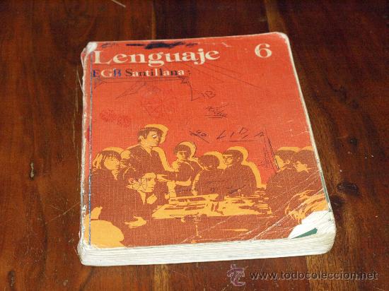 Libros de segunda mano: LENGUAJE 6 -6&ordm; E.G.B. SANTILLANA- - Foto 1