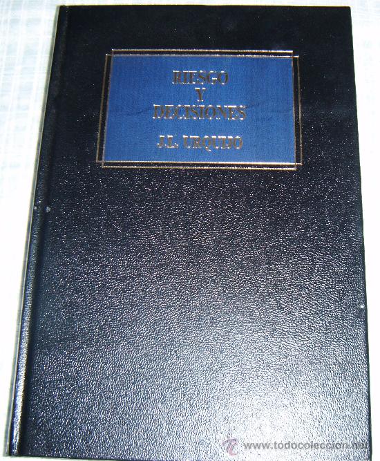 Libros de segunda mano: Riesgo y Decisiones de J.L. Urquijo - Foto 1