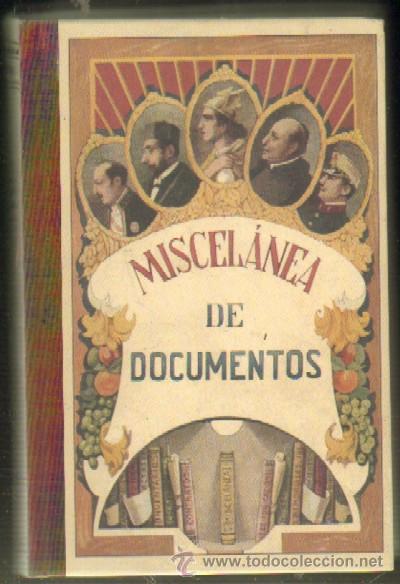 Libros de segunda mano: MISCELANEA GENERAL DE DOCUMENTOS (A-ESC-1132) - Foto 1