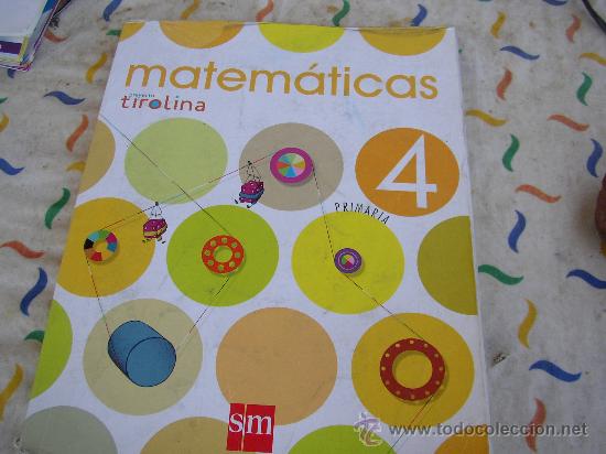 Libros de segunda mano: Tirolina, Matem&aacute;ticas 4, SM (alg&uacute;n subrayado) - Foto 1