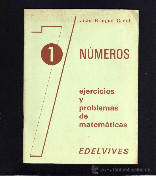Libros de segunda mano: N&Uacute;MEROS - EJERCICIOS Y PROBLEMAS DE MATEMATICAS N&ordm; 1 - EDELVIVES. - Foto 1