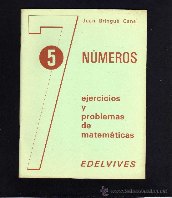 Libros de segunda mano: N&Uacute;MEROS - EJERCICIOS Y PROBLEMAS DE MATEMATICAS N&ordm; 5 - EDELVIVES. - Foto 1