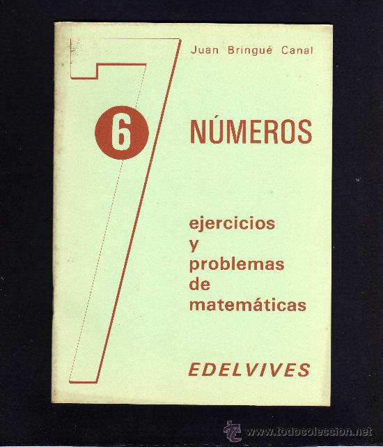 Libros de segunda mano: N&Uacute;MEROS - EJERCICIOS Y PROBLEMAS DE MATEMATICAS N&ordm; 6 - EDELVIVES. - Foto 1