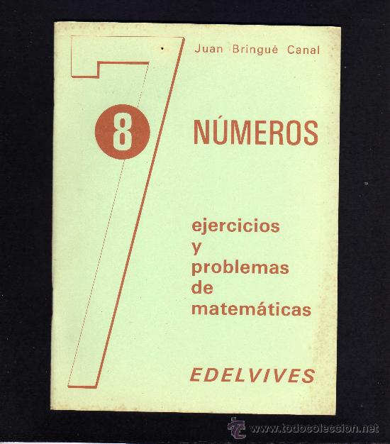 Libros de segunda mano: N&Uacute;MEROS - EJERCICIOS Y PROBLEMAS DE MATEMATICAS N&ordm; 8 - EDELVIVES. - Foto 1