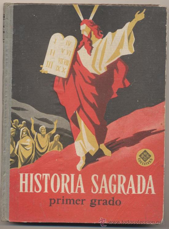 Libros de segunda mano: Historia Sagrada Primer Grado. Edelvives 1966. - Foto 1