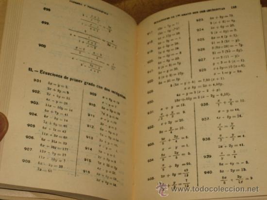 Libros de segunda mano: ALGEBRA Y TRIGONOMETRIA - BRU&Ntilde;O 1958 - Foto 3
