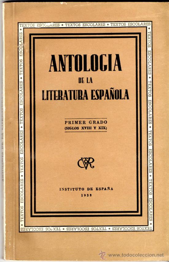 Libros de segunda mano: Antolog&iacute;a de la Literatura Espa&ntilde;ola - Foto 1
