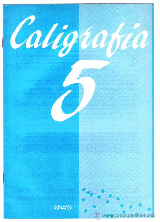 Libros de segunda mano: CALIGRAF&Iacute;A 5 (SIN USAR) - ANAYA. - Foto 1