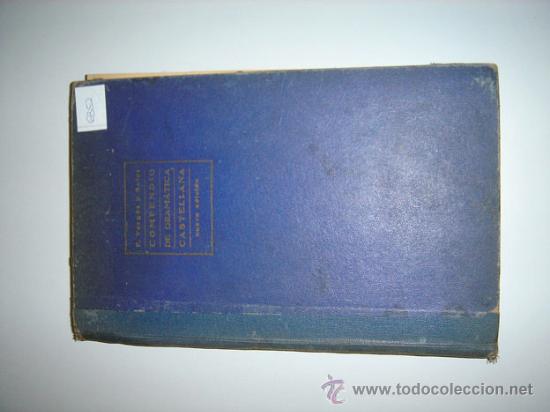Libros de segunda mano: Compendio de gram&aacute;tica castellana. - Foto 1