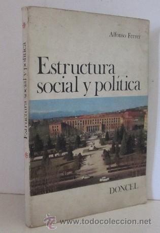 Libros de segunda mano: ESTRUCTURA SOCIAL Y POLITICA - Foto 1