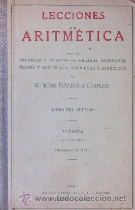 Libros de segunda mano: LECCIONES DE ARITMETICA - A&Ntilde;O 1937 - Foto 2