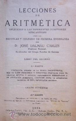 Libros de segunda mano: LECCIONES DE ARITMETICA - A&Ntilde;O 1937 - Foto 3