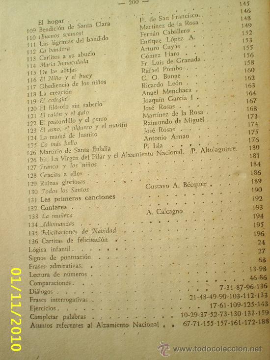 Libros de segunda mano: LECTURAS -LIBRO PRIMERO-1941 -EDIT. LUIS VIVES - Foto 9