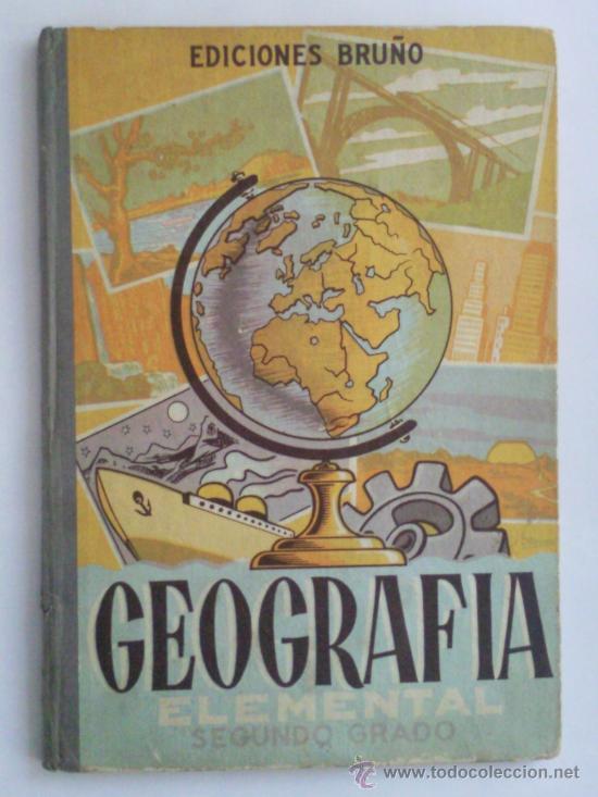 Libros de segunda mano: LIBRO DE TEXTO ,- GEGRAFIA ELEMENTAL SEGUNDO  GRADO ,- EDITORIAL BRU&Ntilde;O 1961 - Foto 1