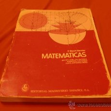 Livres d'occasion: MATEMATICAS ,3º BACHILLERATO, EDITORIAL MAGISTERIO ESPAÑOL S.A.. Lote 29617769
