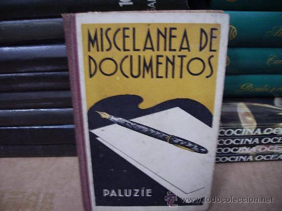 Libros de segunda mano: Miscelanea de Documentos, por Esteban Paluzie - Foto 1