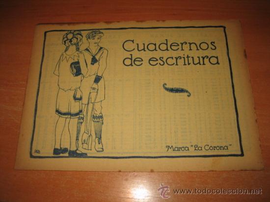 Libros de segunda mano: CUADERNOS DE ESCRITURA  MARCA LA CORONA - Foto 1