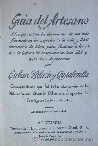 Libros de segunda mano: GUIA DEL ARTESANO - LIBRO ESCOLAR - Foto 3