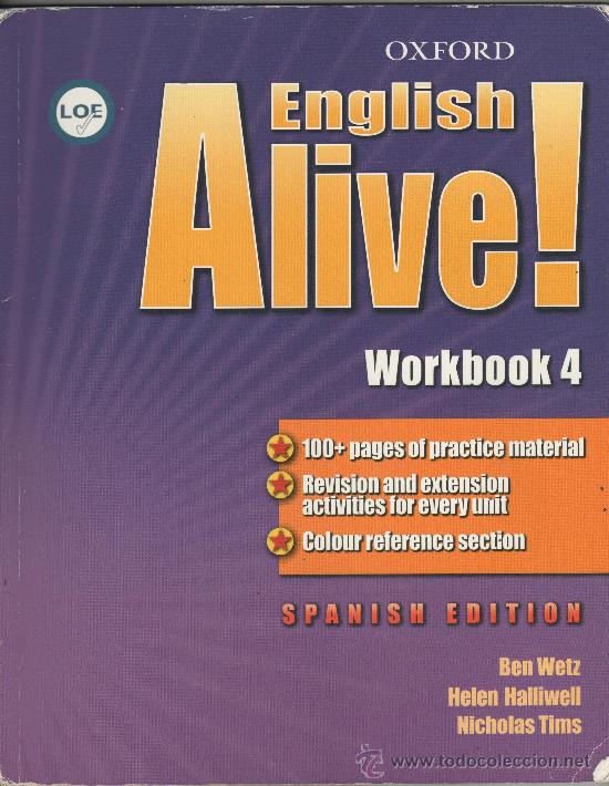 Libros de segunda mano: ENGLISH ALIVE!  - WORKBOOK 4 - OXFORD - Foto 1