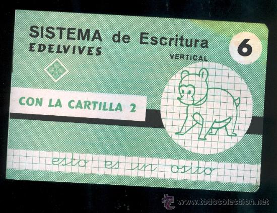 Libros de segunda mano: CUADERNILLO ESCRITURA VERTICAL * EDELVIVES * N&ordm; 6 - Foto 1