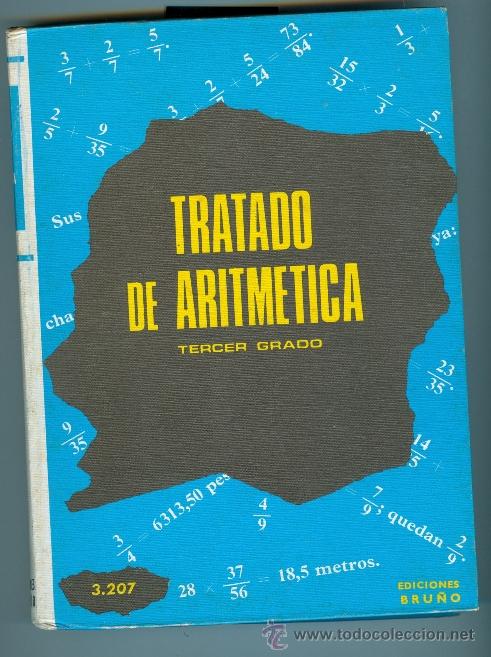 Libros de segunda mano: TRATADO DE ARITMETICA ( 3er. GRADO) - 1968 - Foto 1