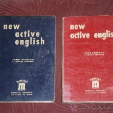 Libros de segunda mano: NEW ACTIVE ENGLISH 1 Y 2 POR WALTER MANGOLD DE EDITORIAL MANGOLD EN MADRID 1955