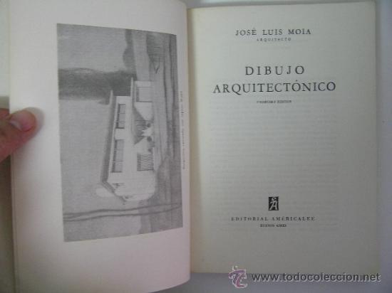 Libros de segunda mano: dibujo arquitectonico,moia, 1967, americalee ed, - Foto 5