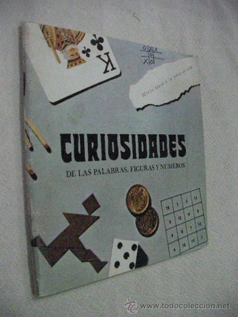 Libros de segunda mano: CURIOSIDADES DE LAS PALABRAS, FIGURAS Y NUMEROS - Foto 1