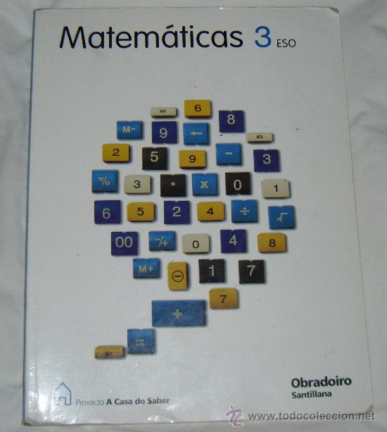 Libros de segunda mano: matematicas de 3&ordm; de ESO en gallego - Foto 1