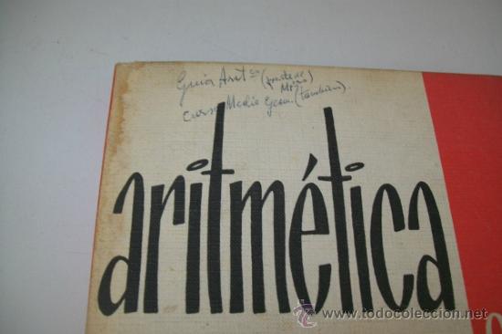 Libros de segunda mano: ARITM&Eacute;TICA ,CURSO MEDIO -2&ordm; GRADO- EDICIONES BRU&Ntilde;O-1967 - Foto 2